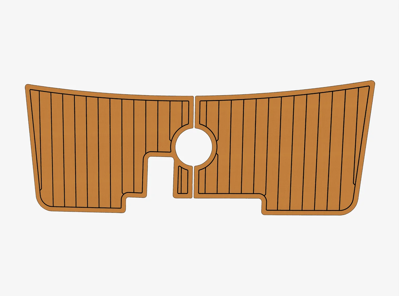 

2015-2018 Regulator 23 1/4" 6mm EVA foam Non-Slip PVC Teak Decking marine Mat seadek aqua carpet Marine Floor