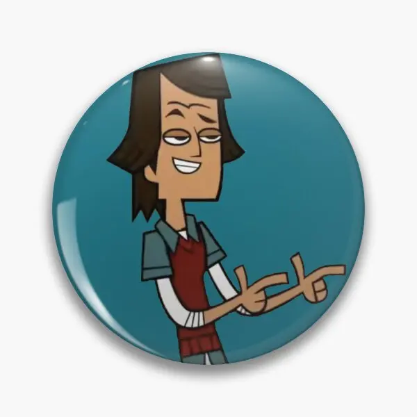 Noah Total Drama Island  Soft Button Pin Clothes Hat Badge Fashion Jewelry Women Decor Lover Funny Brooch Metal Gift Cartoon