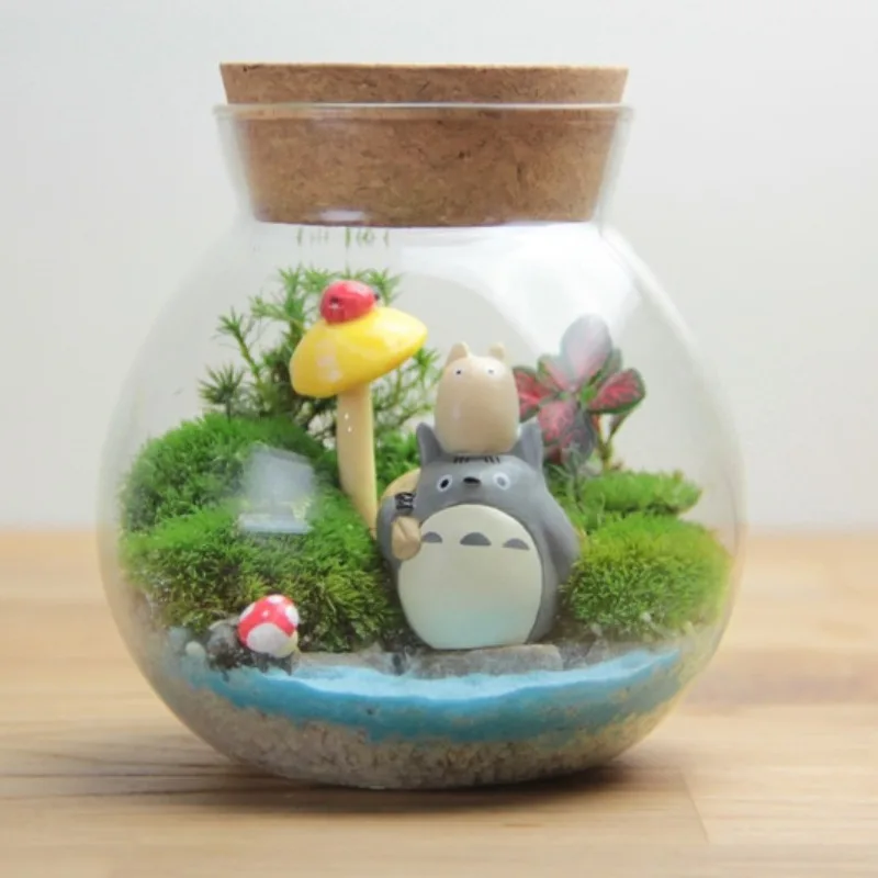 Micro Landscape Ecological Bottle Terrarium Jar Large Kit Moss Plant Drink Containers Fish Tank Planter Home Decor Glass