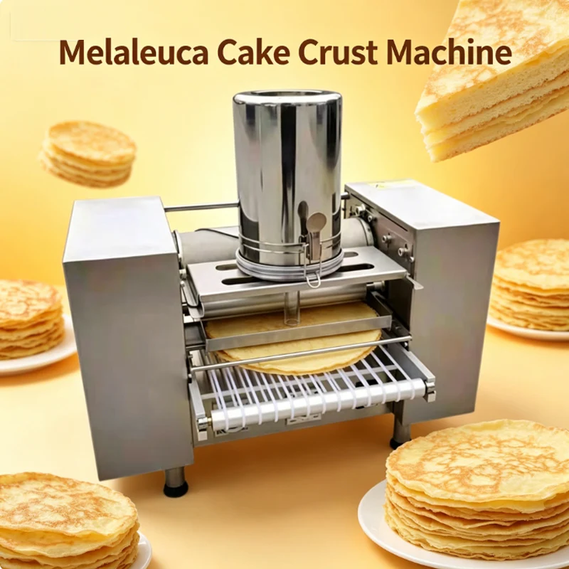 

Full Automatic Commercial Thousand Layer Cake Making Machine Mini Mango Durian Spring Rolls Skin Cake Forming Machine