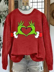 Classic Christmas  Print Sweatshirt