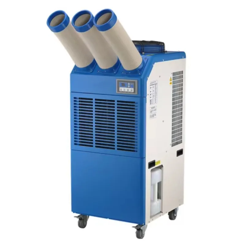 Industrial Rechargeable Air Conditioner Circular  Spot Cooler Fast Cooling With Heater