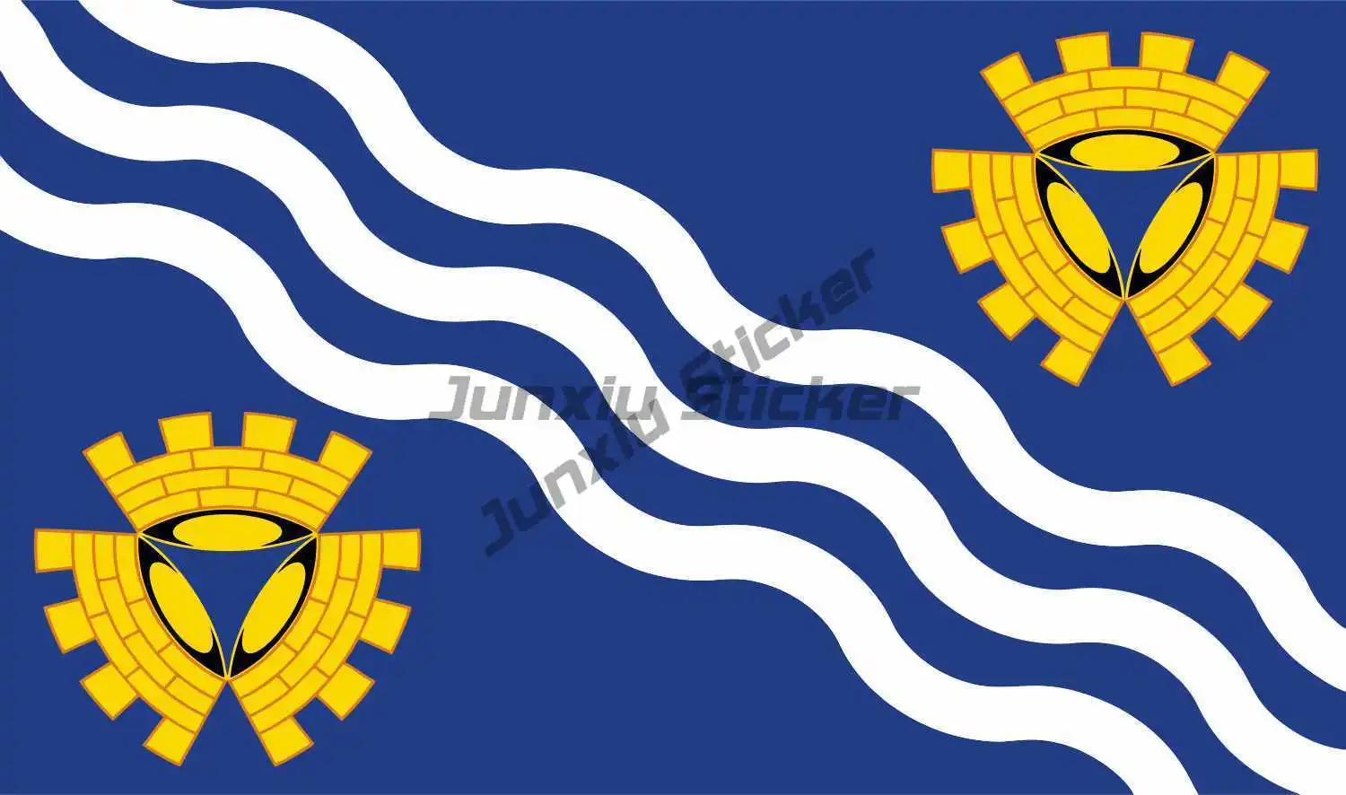 

MERSEYSIDE EMBLEM FLAG VINYL STICKERS CAR VAN TRUCK TAXI LORRY