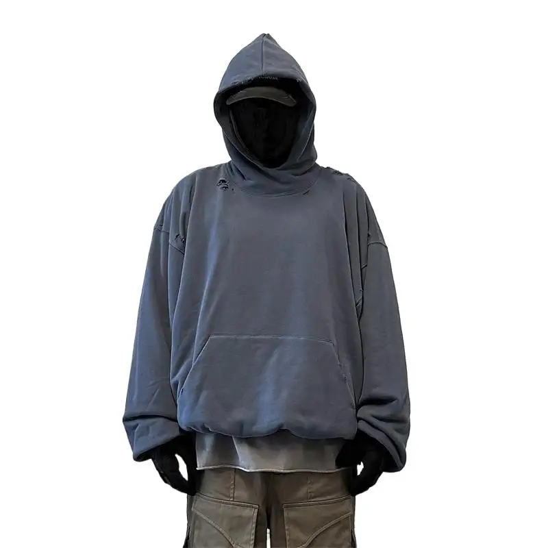 Loose Do Old High Street Hip Hop fall/winter Broken Hoodie Hoodie Man