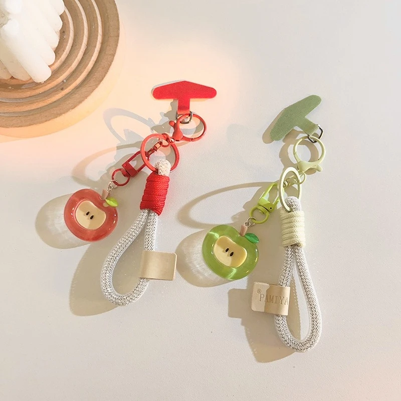 

Цельный ремешок для телефона в стиле ретро, японский креативный дизайн, кавайный мультяшный короткий кулон для камеры на запястье, портативный брелок для телефона, подвеска