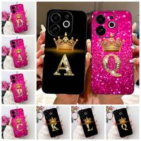 For Tecno Spark 30C 5G Case KL8H Luxury Fashion Letters Cover Shockproof Phone Cases For Tecno Pop 9 KL4 Spark30C 5G Soft Fundas