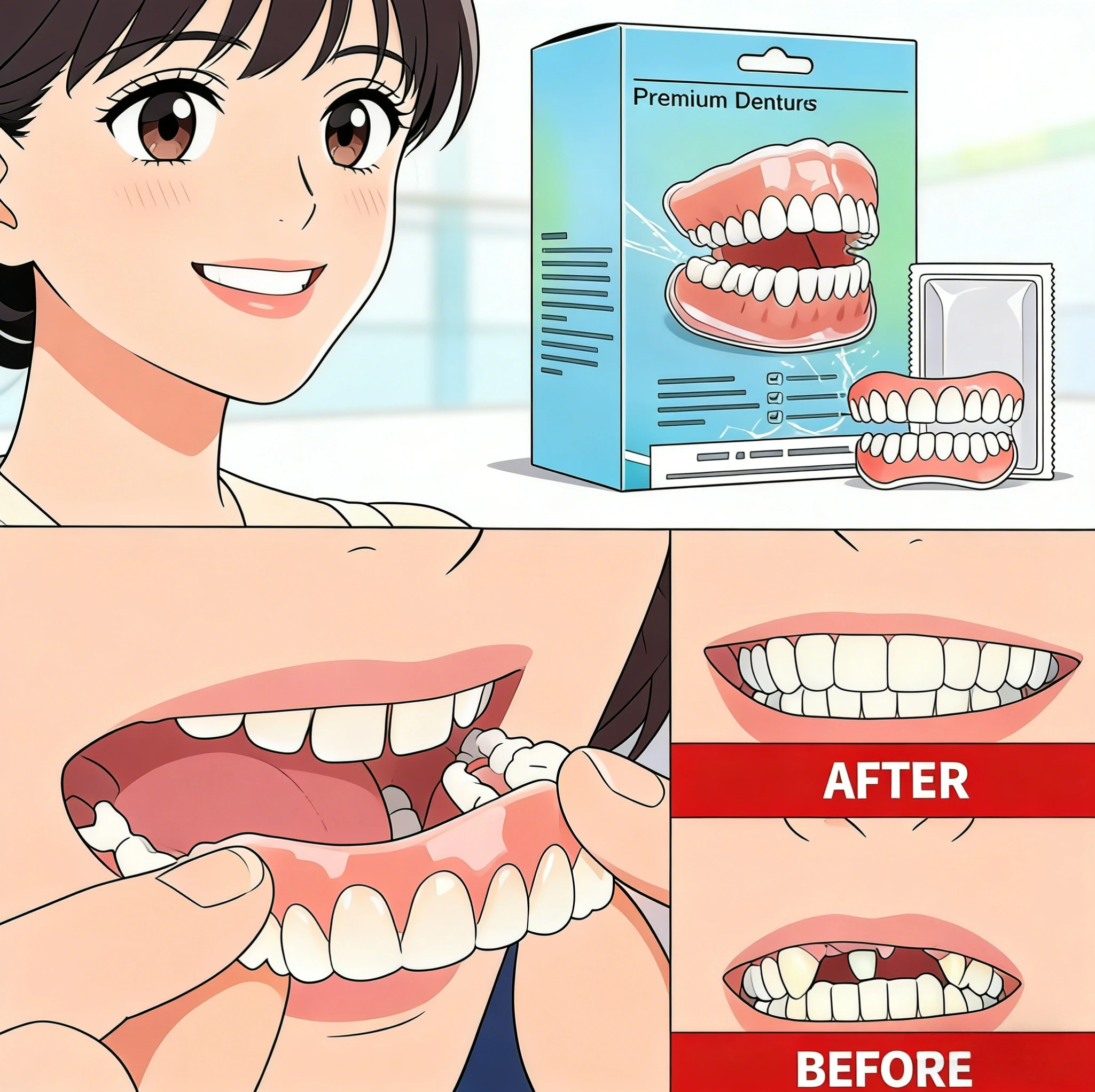 

False Teeth Silicone Upper Lower Veneers Perfect Laugh Veneers Dentures Paste Fake Teeth Braces Comfortable Teeth Orthodontic