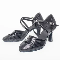 CLYFAN zapatos de baile de salón para mujer, zapatos de baile modernos con purpurina, Salsa, salón, Tango, Latino