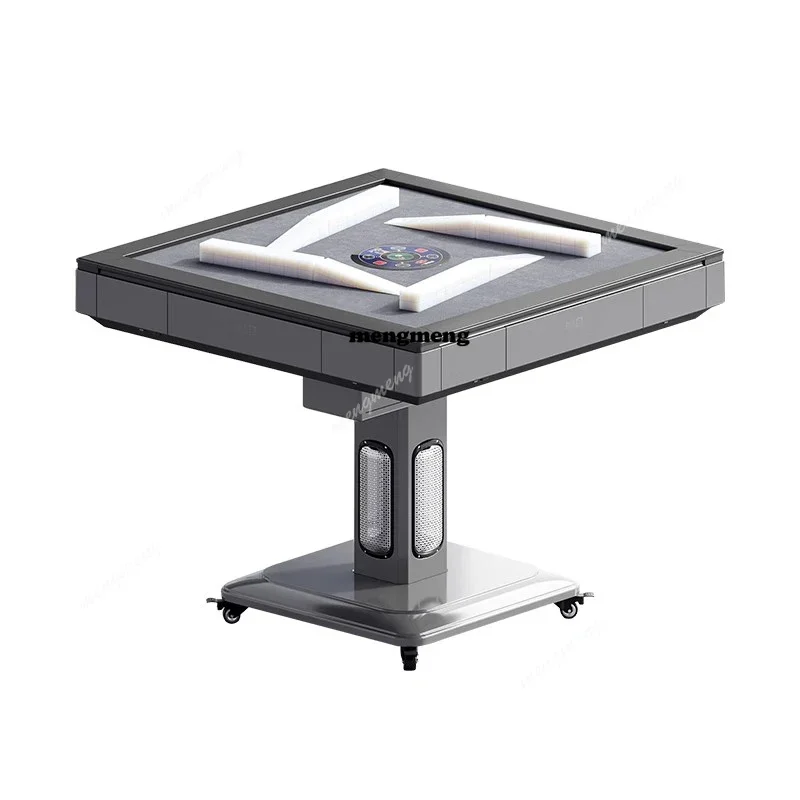 

Итальянский минималистичный стол для маджонга с креативным дизайном, автоматической подачей карт (роллеркоастер), складной, для дома