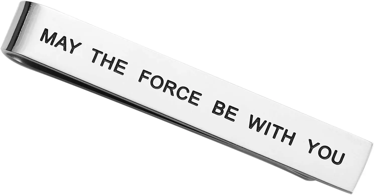 

Stainless Steel Tie Clip - Polished Finish, Secure Hold, Classic Accessory for Men & Women