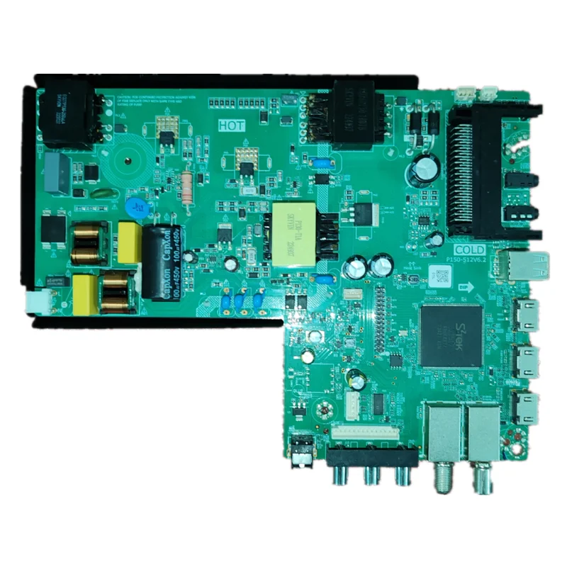 

P150-512V6.2 LED three in one TV motherboard, tested well, physical photo for 120--140v 500ma 80w