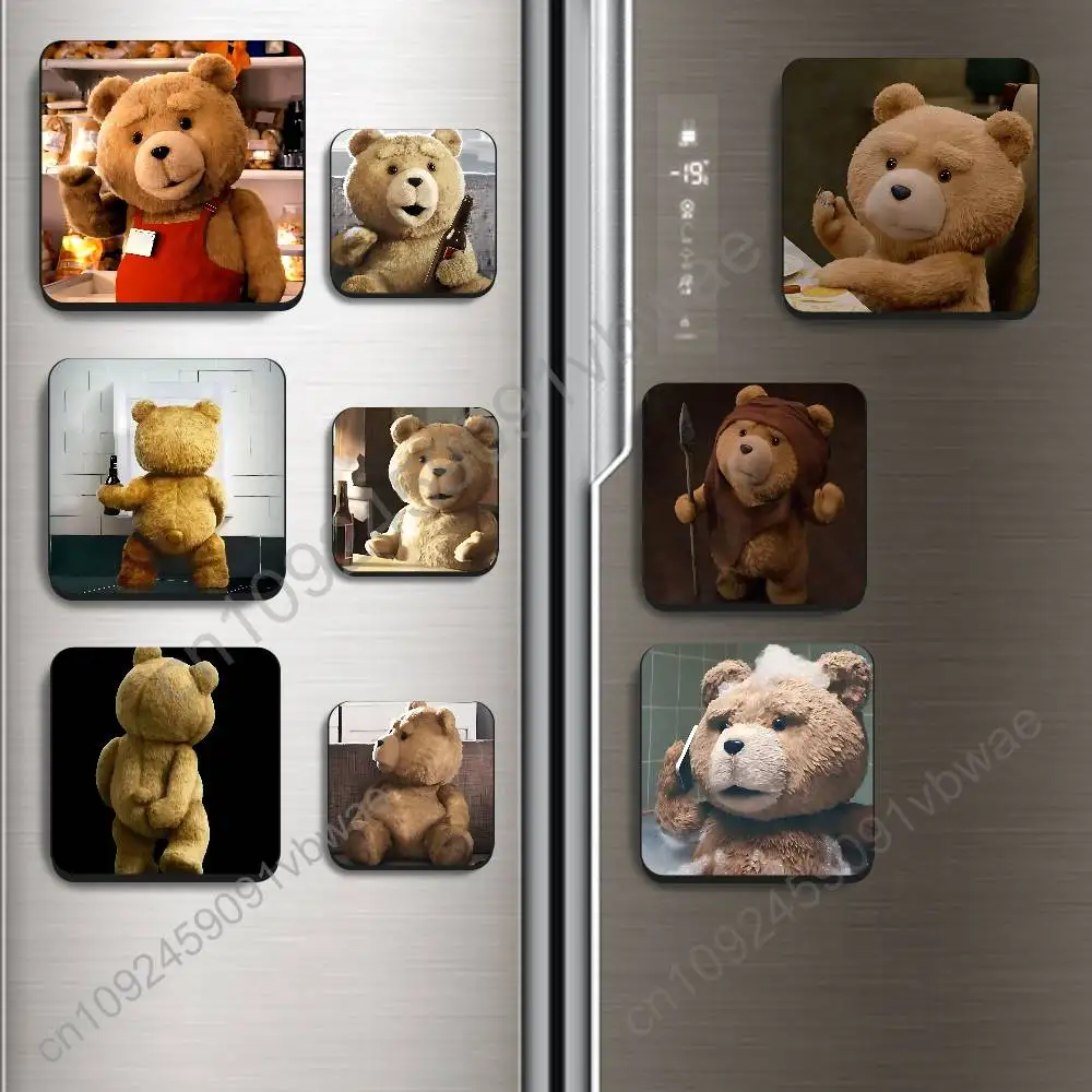 

Movie Cute Ted Bear Magnetic Fridge Magnets - No Falling Off, Fit for Refrigerators, All Metal Surfaces,Home Decor
