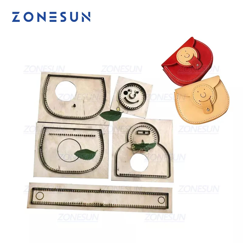 

ZONESUN Women Wallet Coin Purse Customized Leather Cutting Die Handicraft Tool Punch Cutter Mold DIY Paper Wallet Cut Die