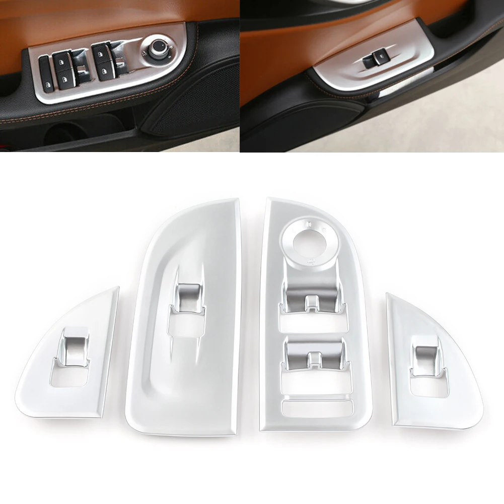 

Хромированный АБС-пластик, кнопка переключения стеклоподъемника, крышка рамы, наклейки на автомобиль, аксессуары для Alfa Romeo Giulia 2017 2018 2019 LHD