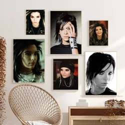 Singer Tokio Hotel Band Music Retro Print Poster Paper Waterproof High Quality Sticker Home Living Room Bar Wall Decoration