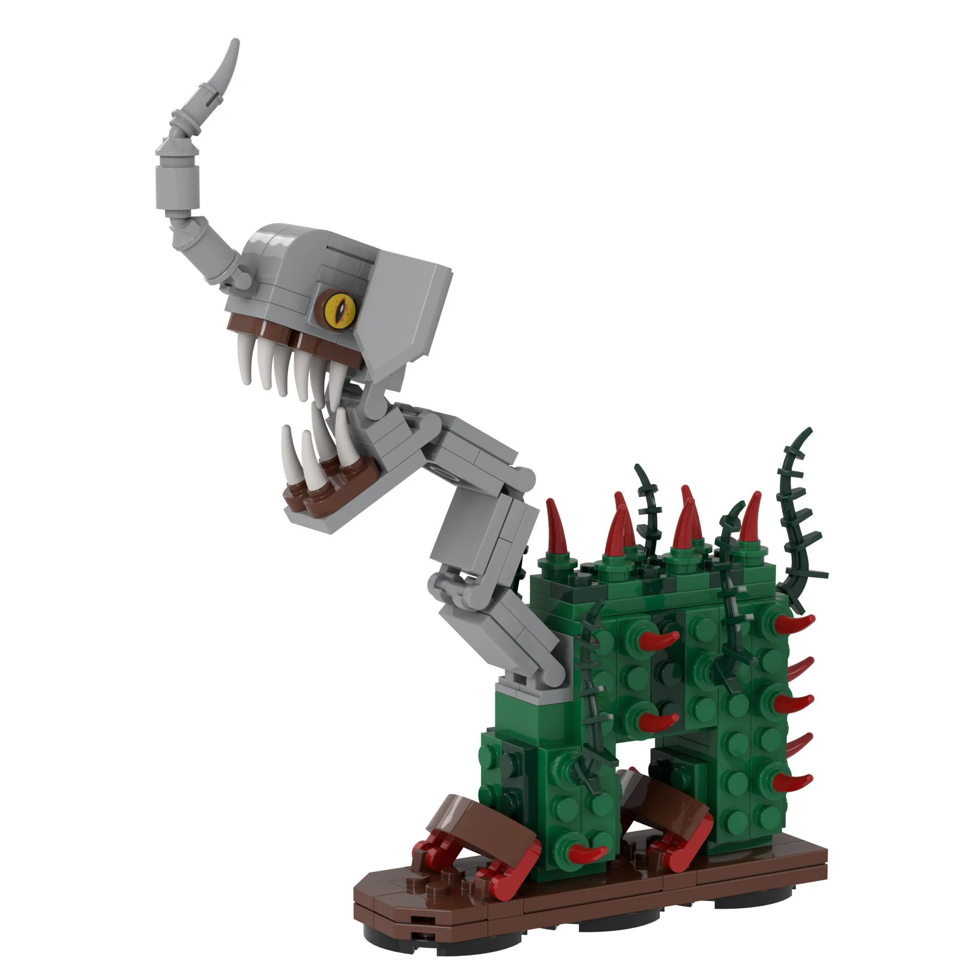 Blocs de construction Tralalero Tralala, nouvelle mise à niveau de Mutation, ornement de cerveau italien TTung Tung Sahur, figurines d'action, jouet de poupée