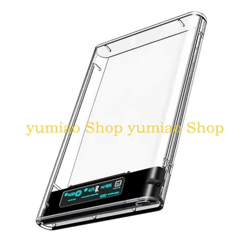 

587B USB3.0 to Hard Drive Enclosure Transparently Case For Hard Drive 2.5inch SSD Enclosure Case