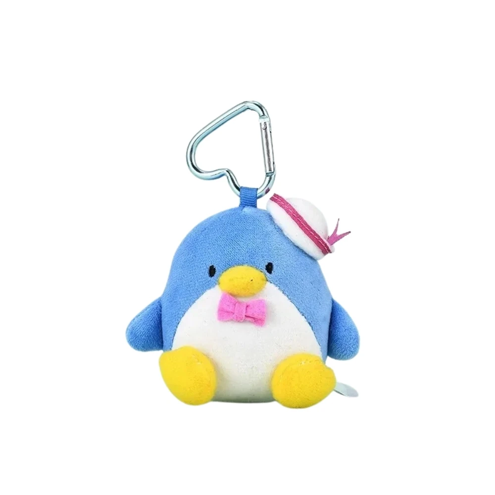 Kawaii Sanrios Gudetama Sam Gudetama Ahiru no Pekkle llavero de muñeco de peluche Hangyodon llavero My Melody colgante de mochila de peluche