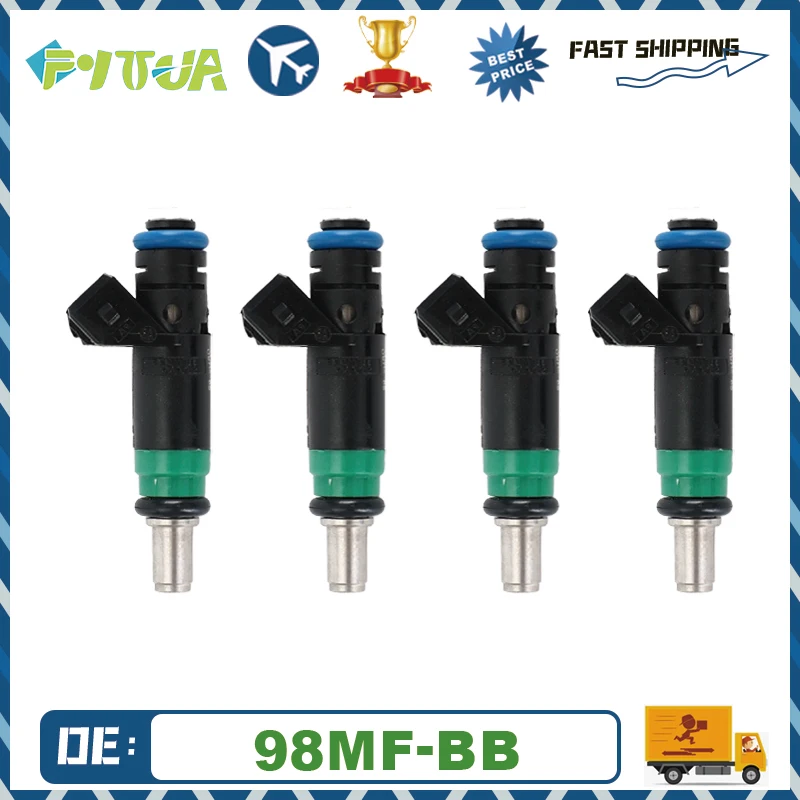 

Топливный инжектор для Ford Fiesta V 2001-2008 Fusion 2002-2012 л, автомобильные автозапчасти, 4 шт.