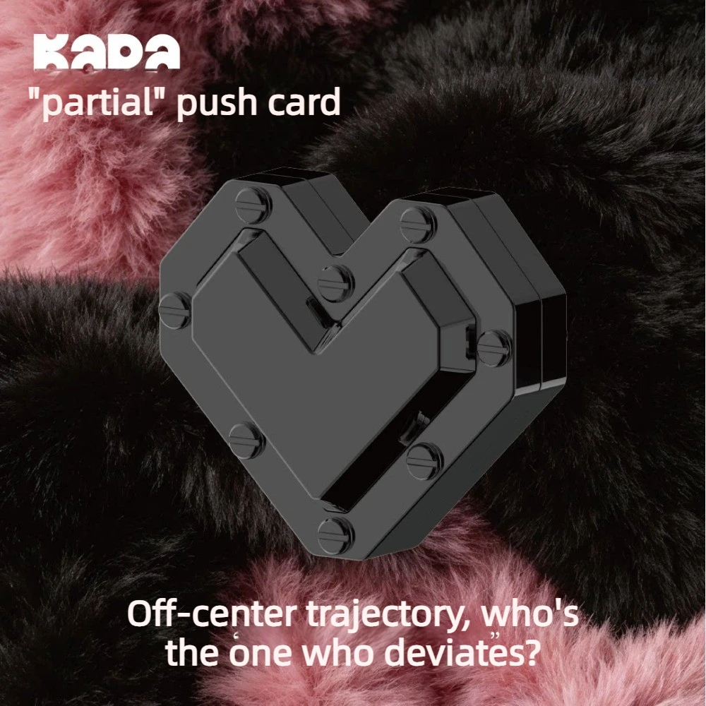 KADA EDC Off Heart Side-Push Dense Track Fingertip Card Pushing