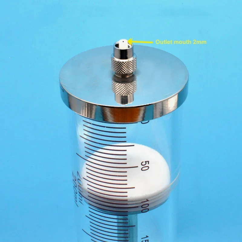 Large 200mL Syringe Gastight Airtight Precision Syringe Air Tightness Glass Syringe Pump Matching Sampler With PTFE Piston 200ml