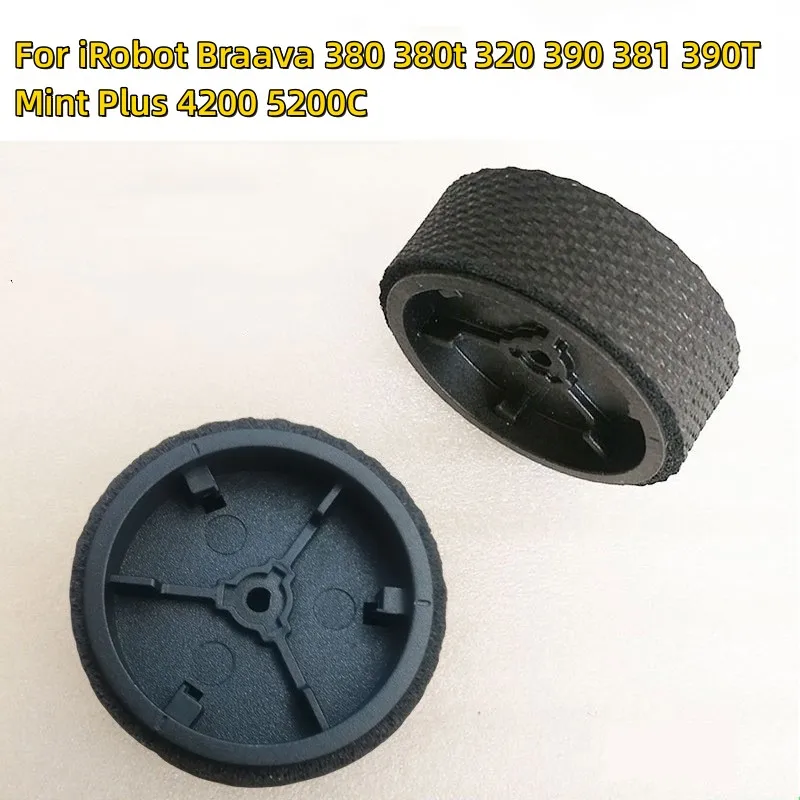 2Pcs Caster Wheels Replacement For Irobot Braava 380 380T 320 390 381 390T Mint Plus 4200 5200C Vacuum Cleaner Parts