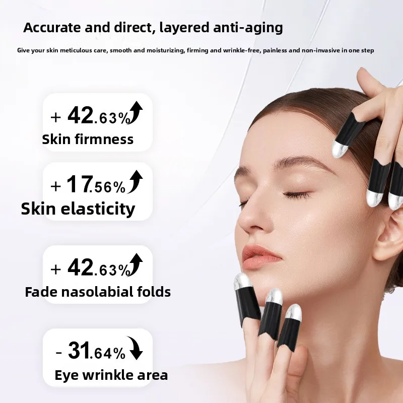 Masajeador facial inteligente, modo de máscara AI y microcorriente 8 en 1 para levantar y reafirmar, cuidado de la piel portátil