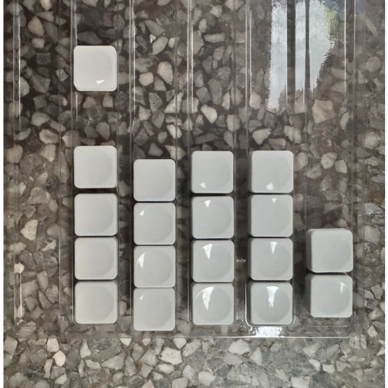 Kustomisasi Tutup Tombol Putih Cocok untuk Keyboard Mekanis Sumbu MX/Cuhoc Sederhana, Ultratipis, Hadiah Tutup Tombol Perakitan DIY Portabel