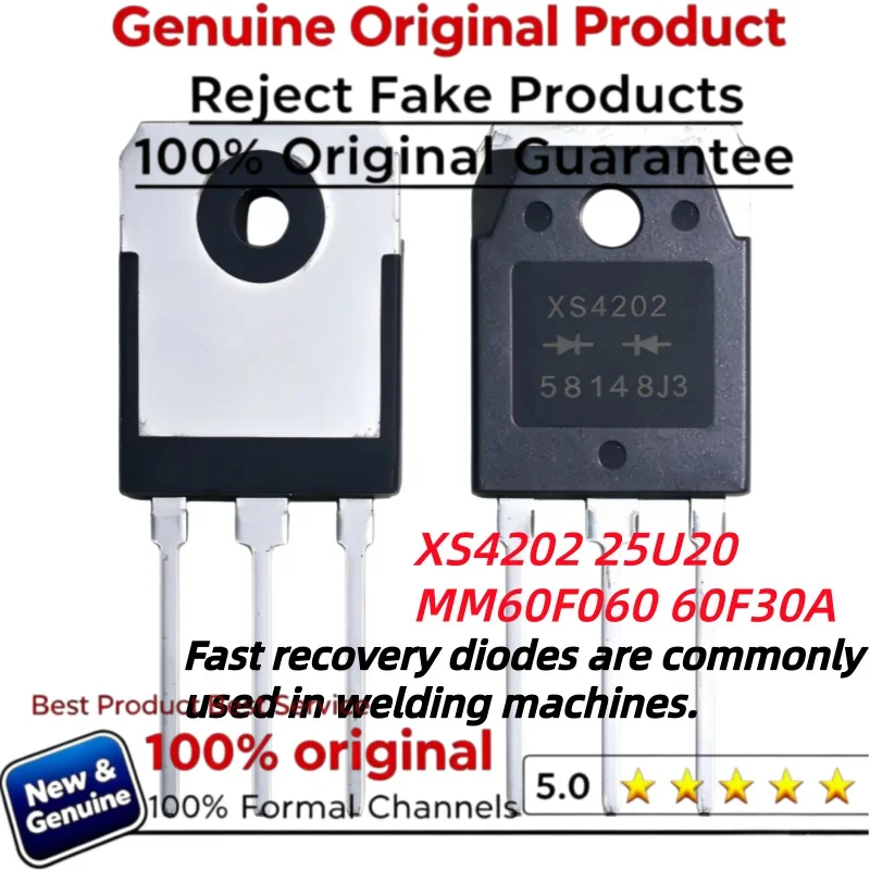 5pcs 100% new Original MM60F060  XS4202 25U20 60F30A fast recovery diode high power field effect tube MOS transistors TO-3P