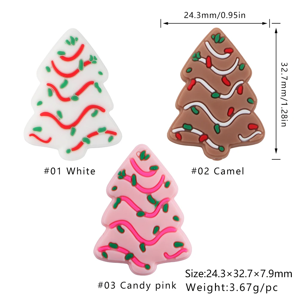 6Pcs Silicone Focal Beads DIY Craft Supplies For Beaded Pen Keychain Handmade Jewelry Making Gifts