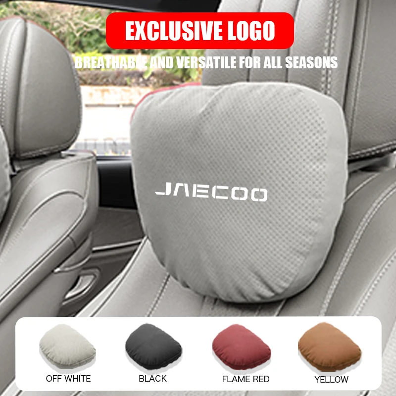 

For Chery Jaecoo J7 Phev 5EV J6 7 J5 J8 grill Logo Key Cover 2025 Accessories Headrest Neck Support Car Neck Pillow Waist pillow