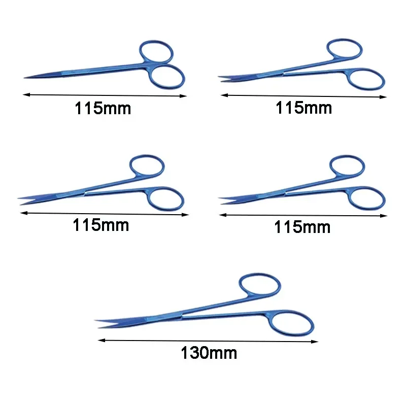 

Titanium Alloy Enucleaton Scissors Straight Curved Scissors Eyelid Tool Ophthalmic Instrument