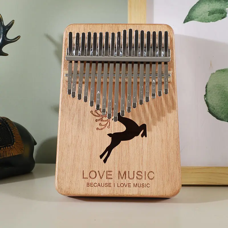 Finger Piano Thumb Piano Acacia Mangium Kalimba Piano 17 Tone Beginner Cheap Easy to Learn Musical Instrument Ancient Style 8 To