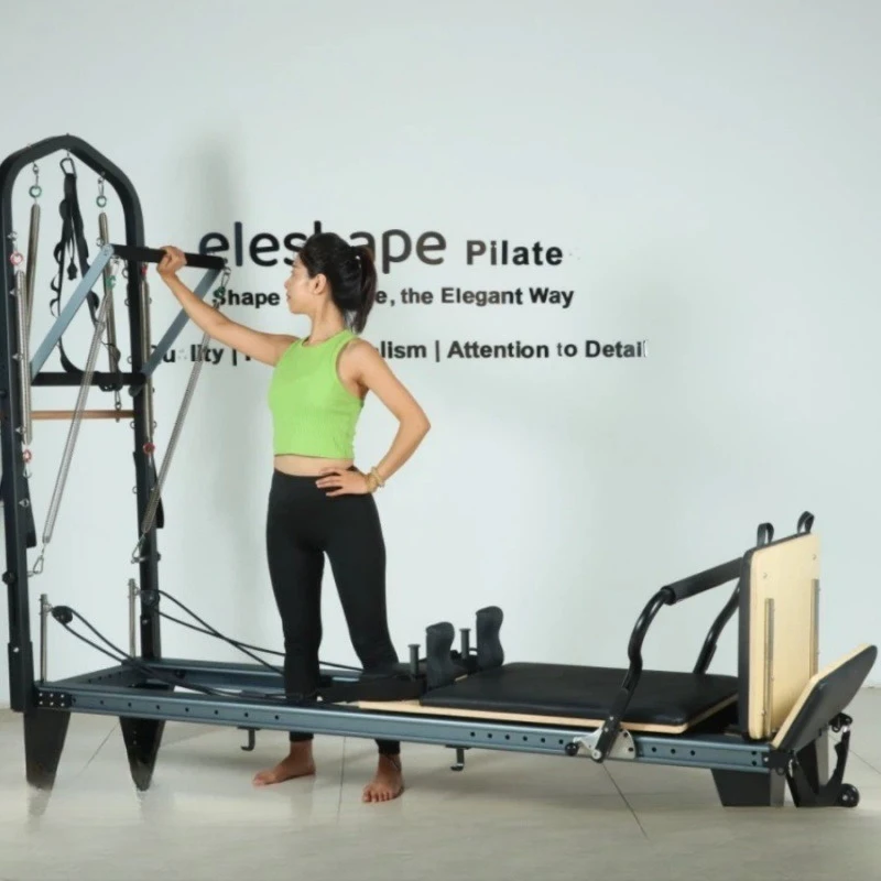 Aluminum alloy Pilates core bed multi-functional fitness equipment elite semi-elevated core bed manufacturer