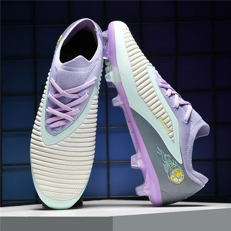 

Men Soccer Shoes Original Fast Professional Grass Training Cleats Football Field Boots Comfortable Outdoor Low Cut Sneaker Match