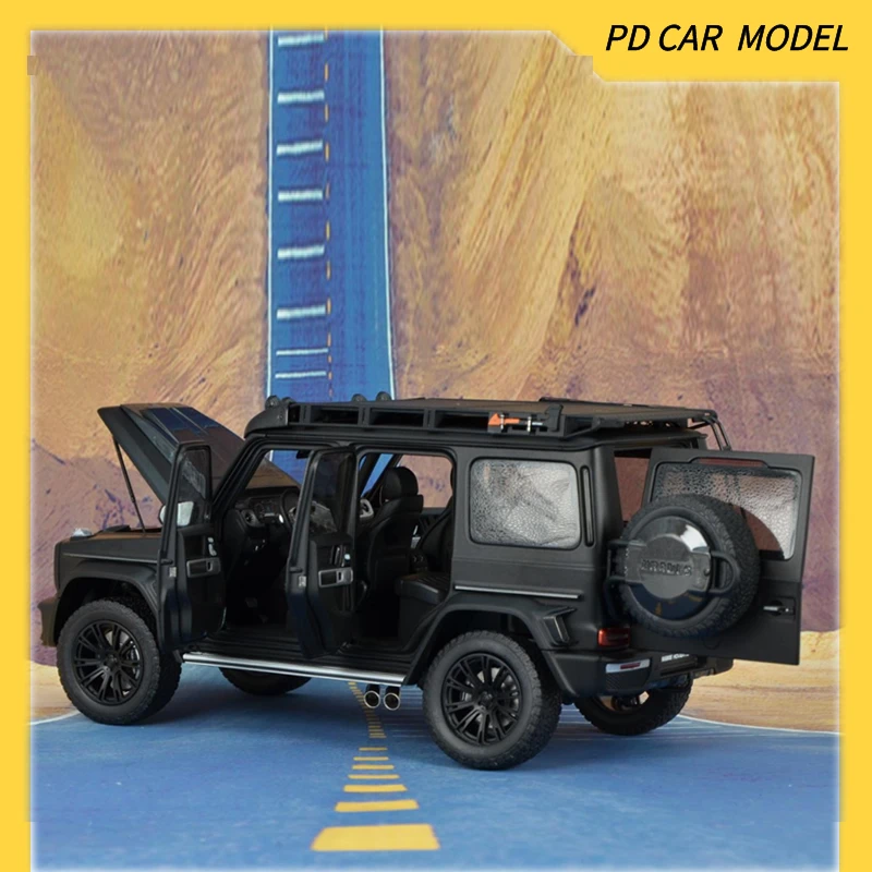 ALMOST REAL  Collectible 1:18 Scale Model for 2020 BRABUS  AMG G63  matte BLACK  Gift for friends and family