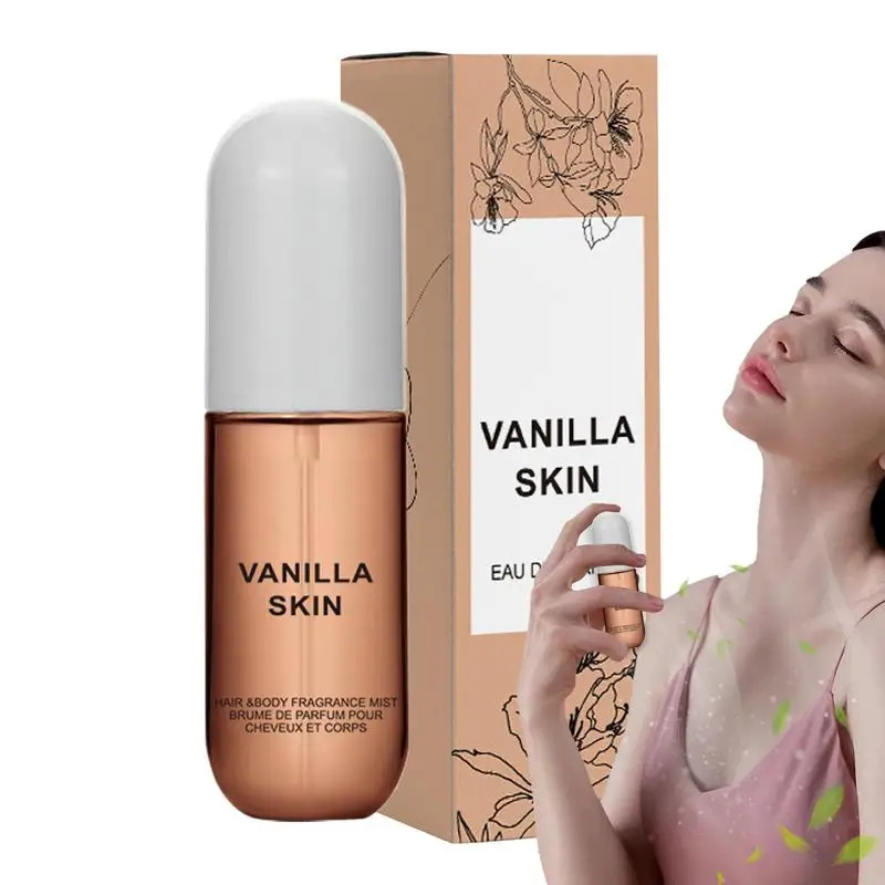 50ml Vanilla Skins Body Perfume Spray Long-Lasting Non-Irritating Body Mist Fragrance Oil For Women Whole Body