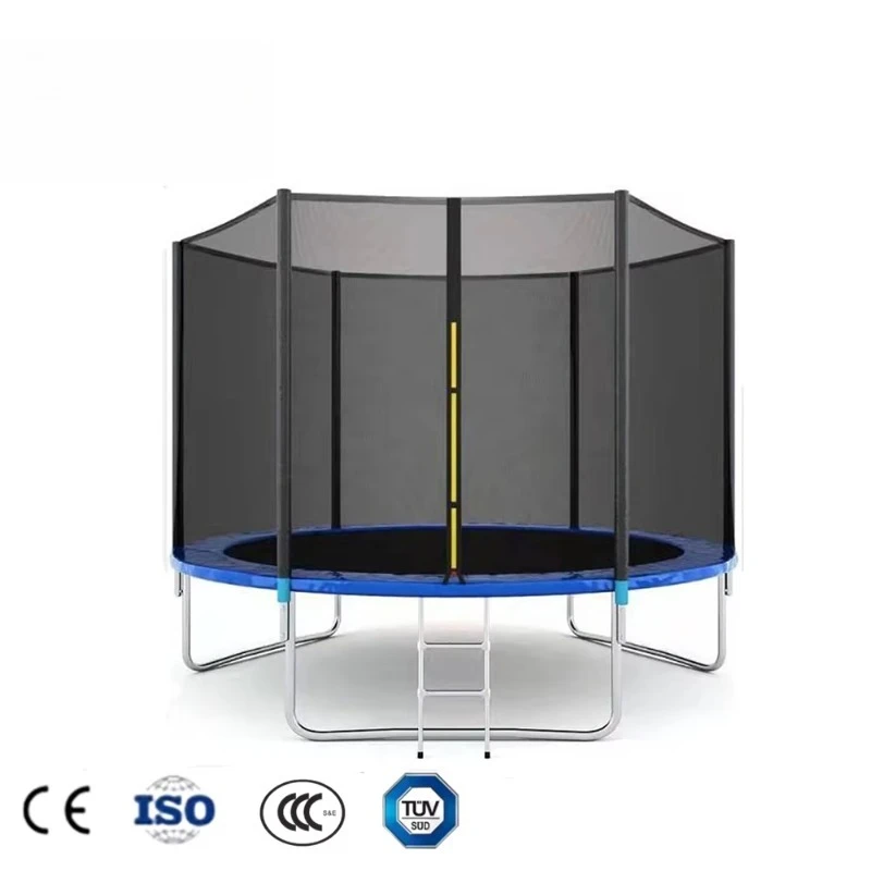 Wholesale 6-16 FT Outdoor Indoor Round Trampolines for Children and Adults Jumping Trampoline with Safety Net Fitness Equipment