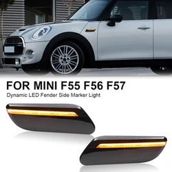 Dynamic Side Marker Light For Mini Cooper F55 F56 F57 2014 2015 2016 2017 2018 2019 2020 2021 2022 Turn Signal Light Lamp