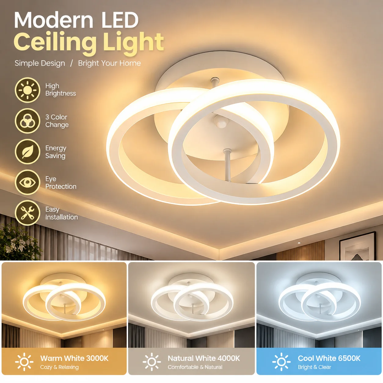 Modern Minimalist LED Strip Aisle Ceiling Lights for Living Room Balcony Entrance Home Decor Various Styles Available
