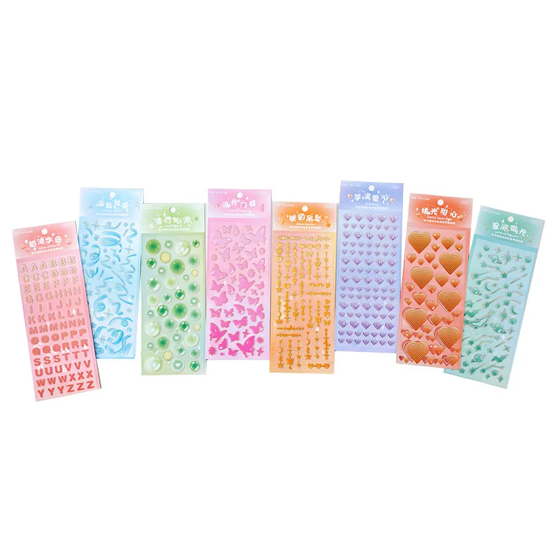 2 шт./упаковка, красочные пузырьки-бабочки