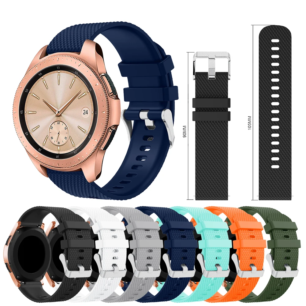 New band blasting Silicone WatchBand Replacement Strap For Samsung Galaxy Watch 42mm SM-R810 WristStrap Smartwatch bracelet band