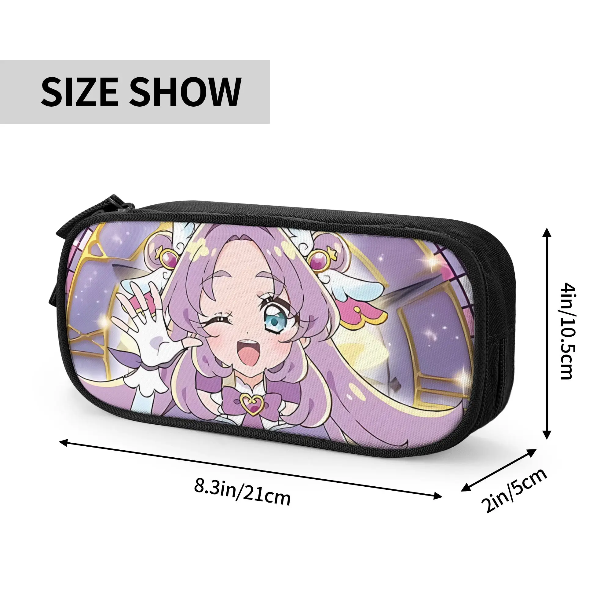 Custom Pretty Cure Large Capacity Bags for Child  School Pencil Bag for Boys Gilrs Kids