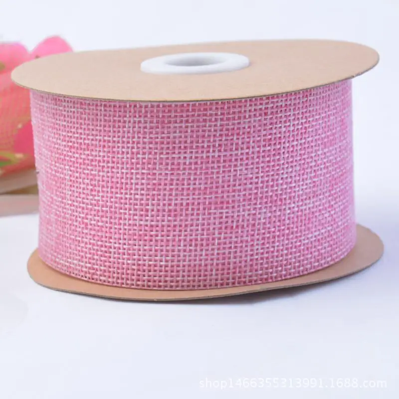 10meter/roll Environmental protection strong durable Linen ribbon Webbing For Bag Strapping Belt Making Sewing DIY Craft