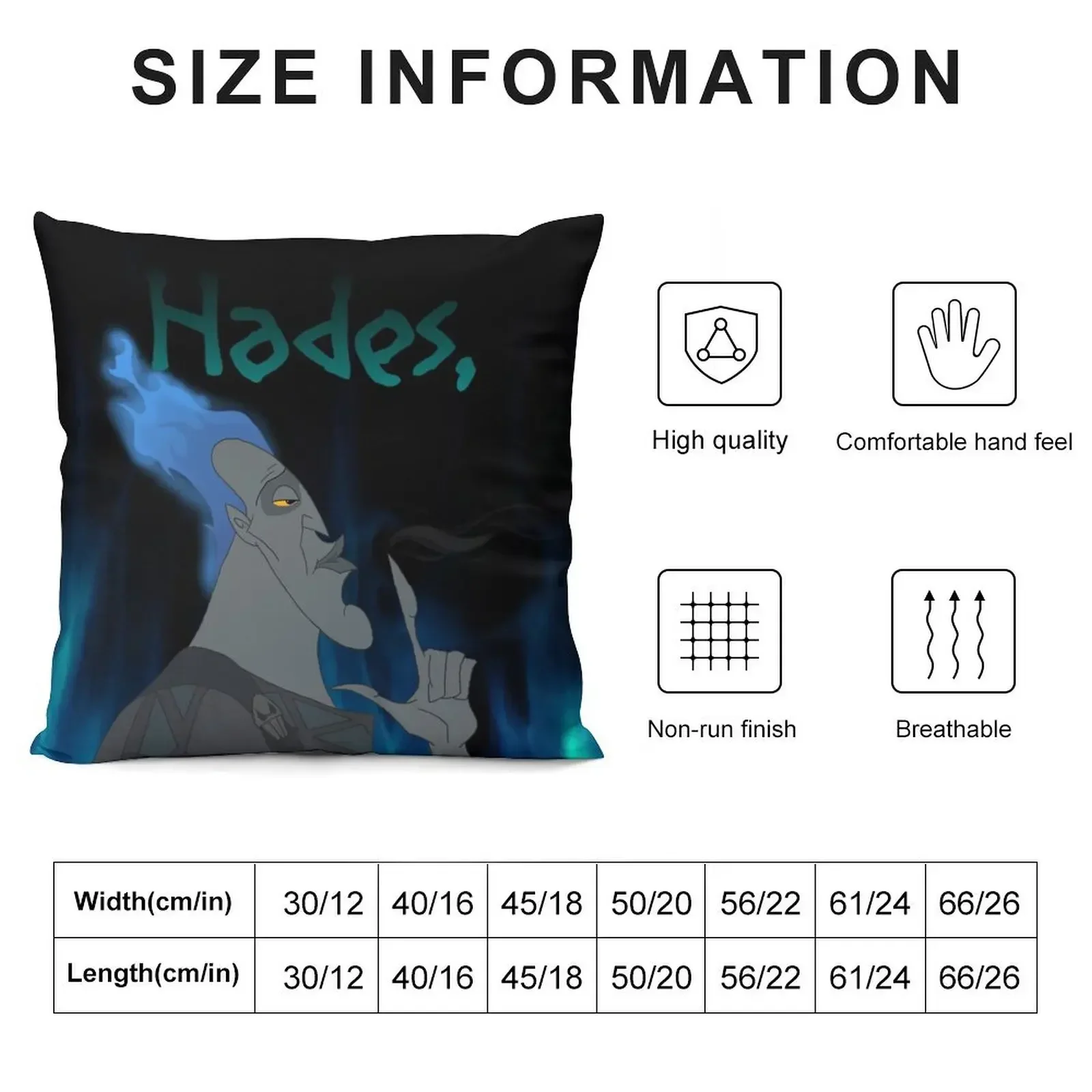 Hades, Lord of the Dead Throw Pillow New year Luxury Pillow Case pillow