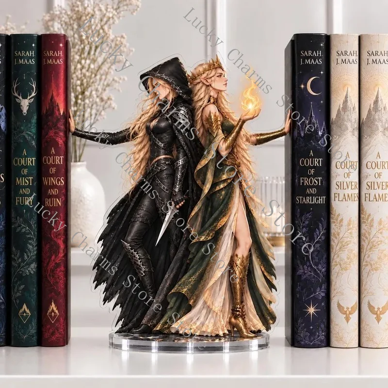 Assassin Book Stand，Beginnings and Endings Fantasy Decor，Dark fantasy bookshelf decoration，Fantasy Reader，Royal