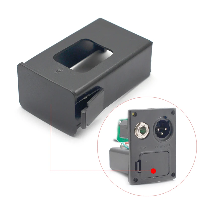 

10PCS Battery Box replacement for LC-5 Acoustic Guitar Equalizer Pickup 9V Battery Box Cover Black