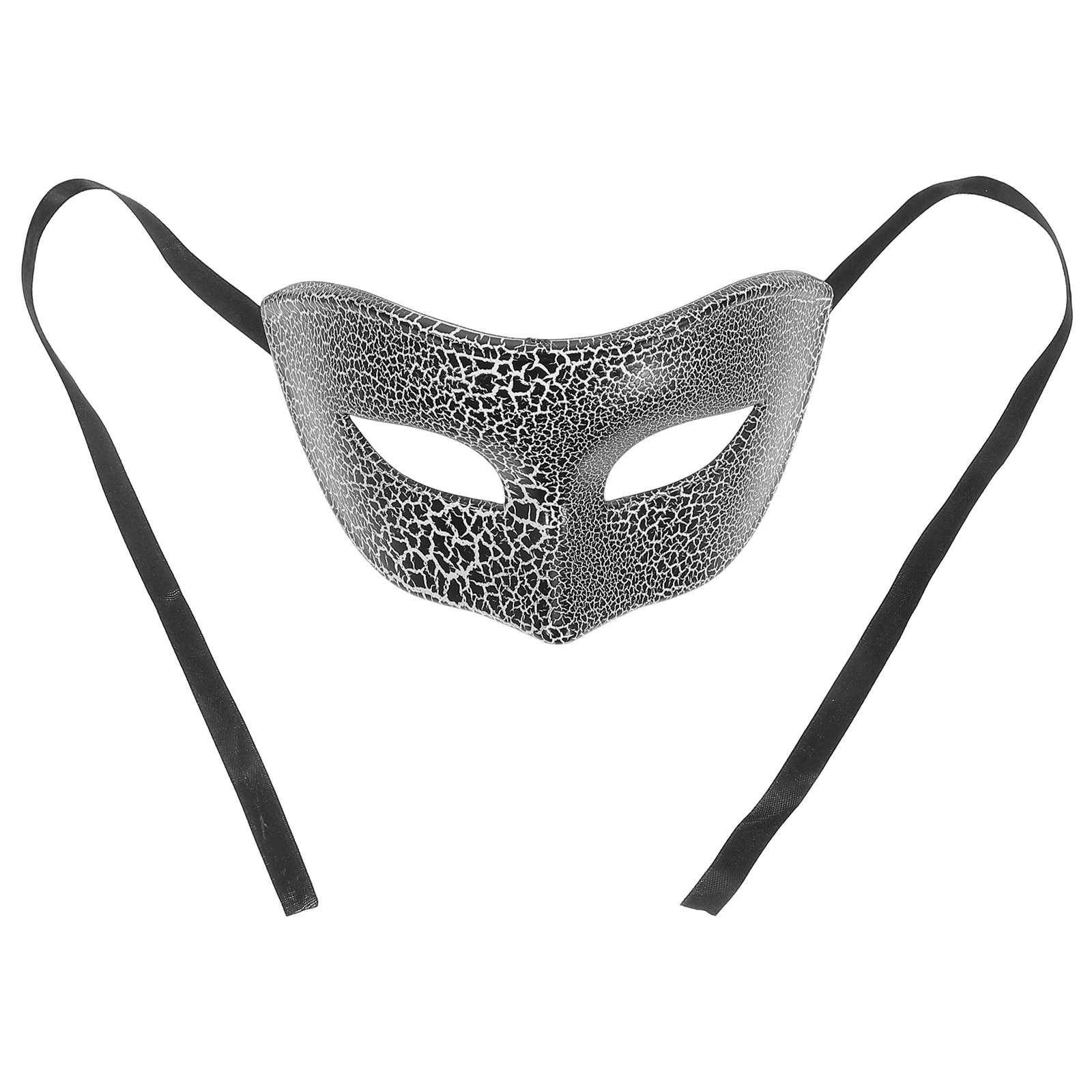 

Halloween Half Crack Design Scary Horror Costume Accessory For Masquerade Party Carnival Adults Men Plastic