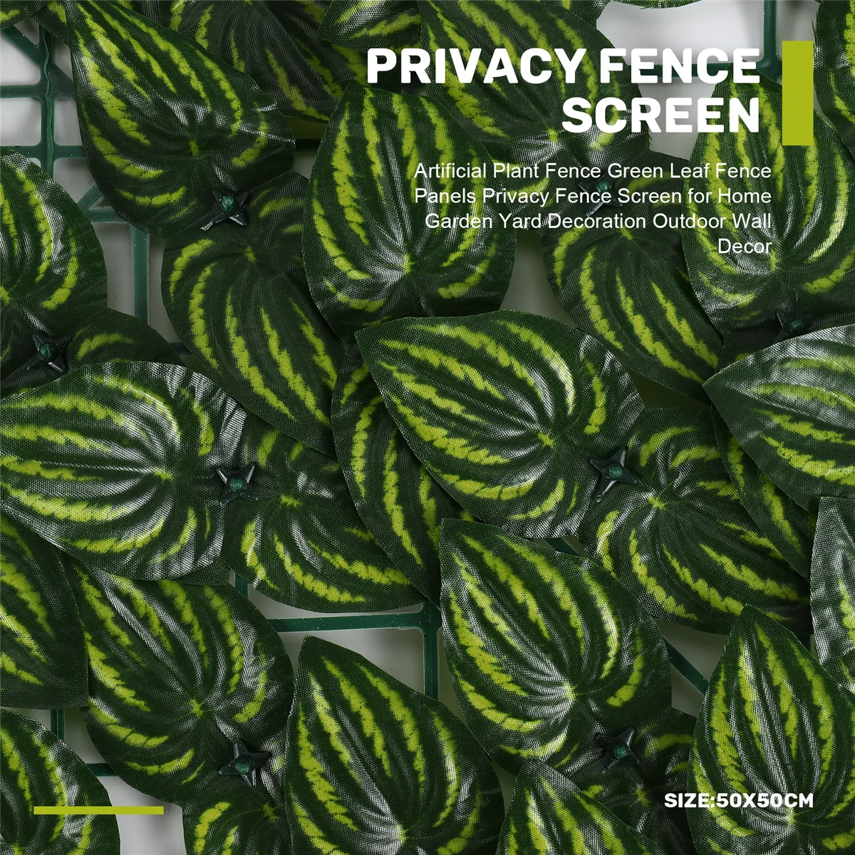 ABNP искусственный забор для растений, зеленый лист, панели для забора, конфиденциальный экран для забора для дома, сада, украшения двора, уличный декор стен