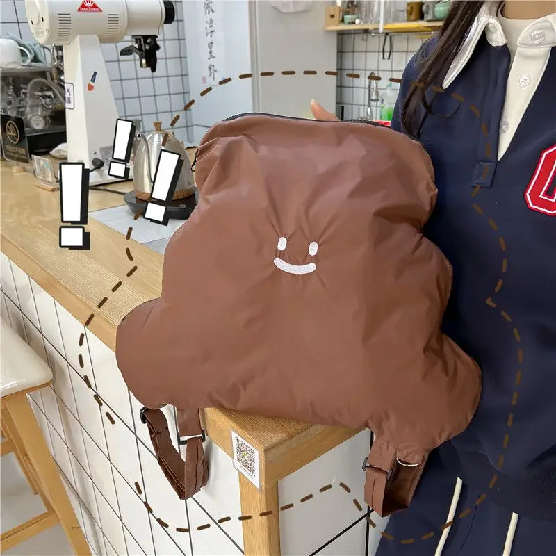 

Забавный милый интересный мультфильм папа Kawaii подарок рюкзак большой емкости школьная сумка для хранения унисекс сумка рюкзаки